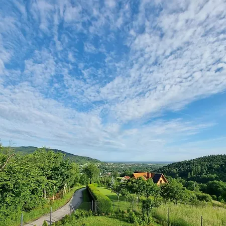 Tatil Evi Jawornica House Z Pieknym Widokiem Targanice
